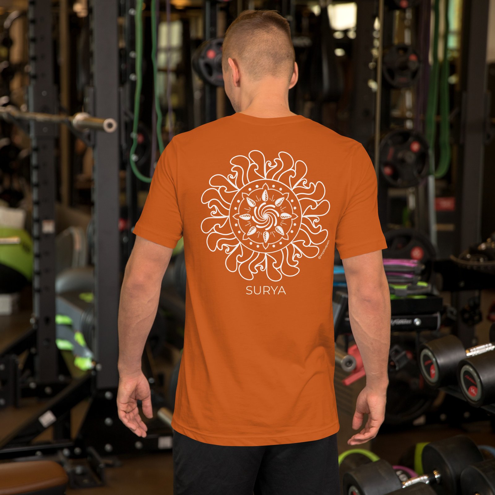 Surya - Camiseta con Mandala Blanco - Imagen 7