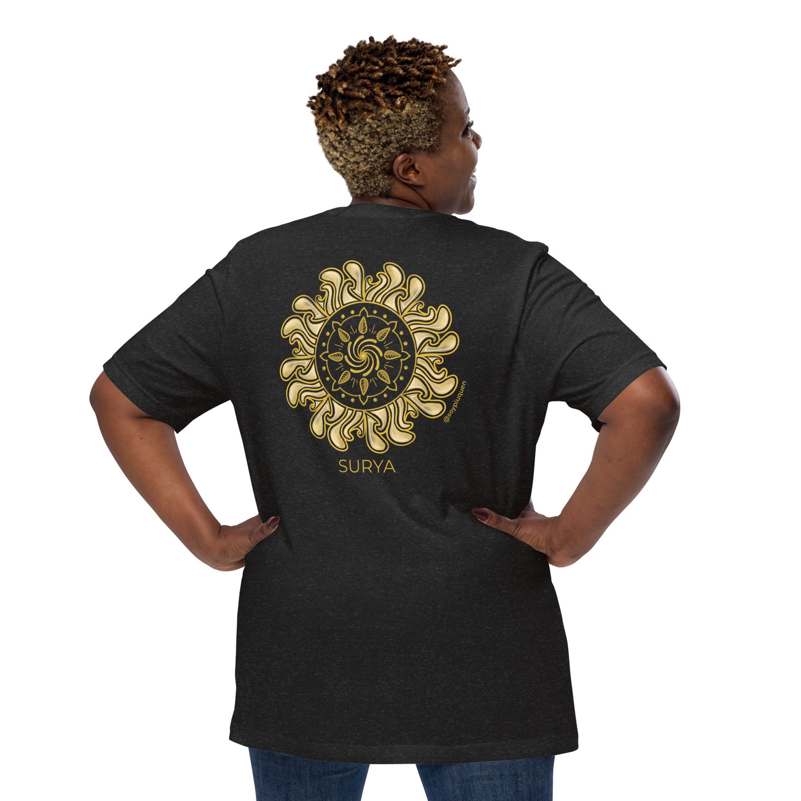 SURYA - Camiseta con Mandala a color - Imagen 2