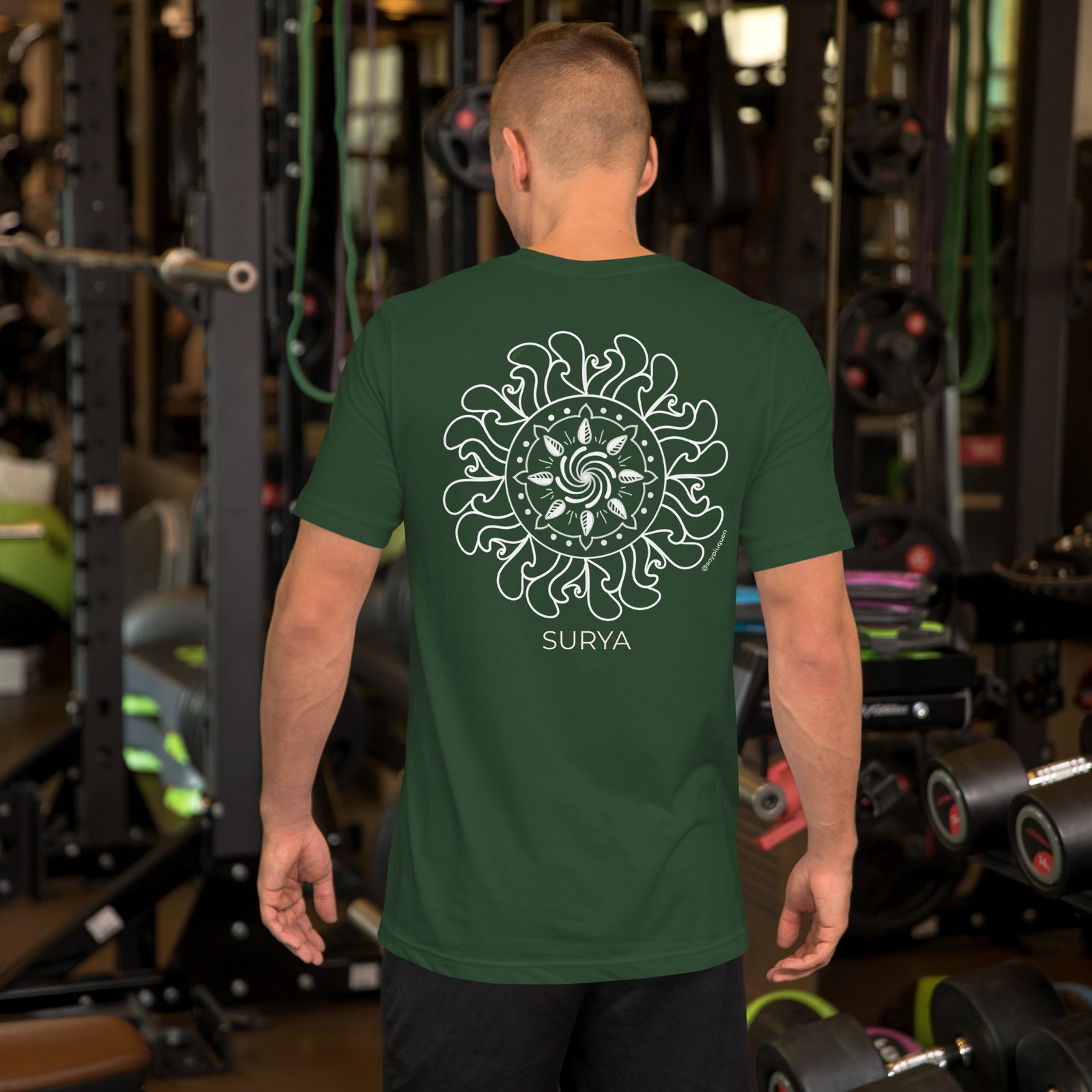 Surya - Camiseta con Mandala Blanco - Imagen 5