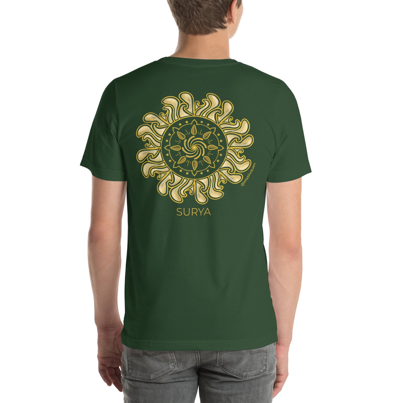 SURYA - Camiseta con Mandala a color - Imagen 7