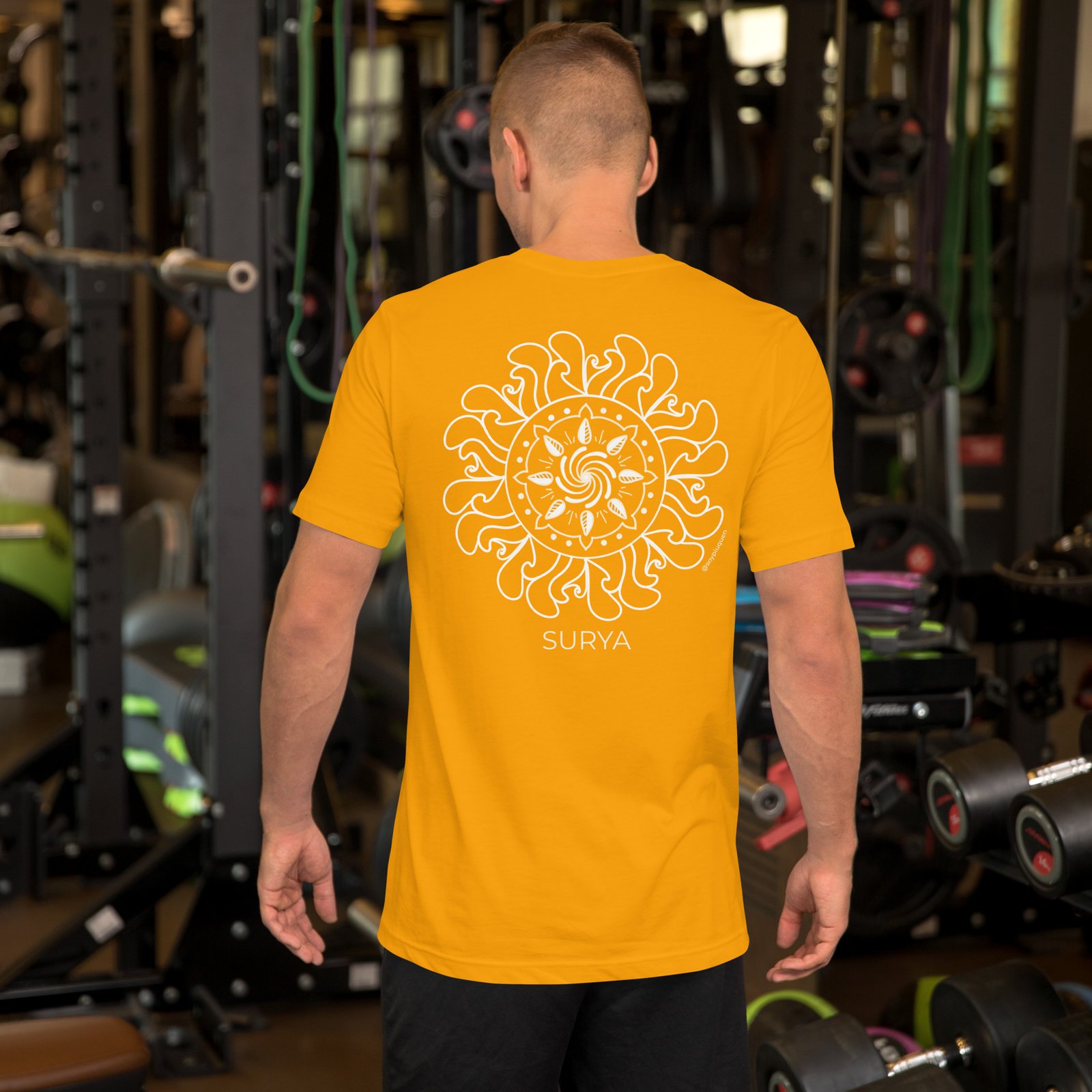 Surya - Camiseta con Mandala Blanco - Imagen 9