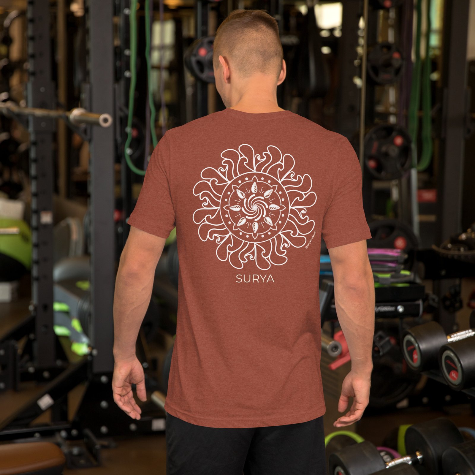 Surya - Camiseta con Mandala Blanco - Imagen 6