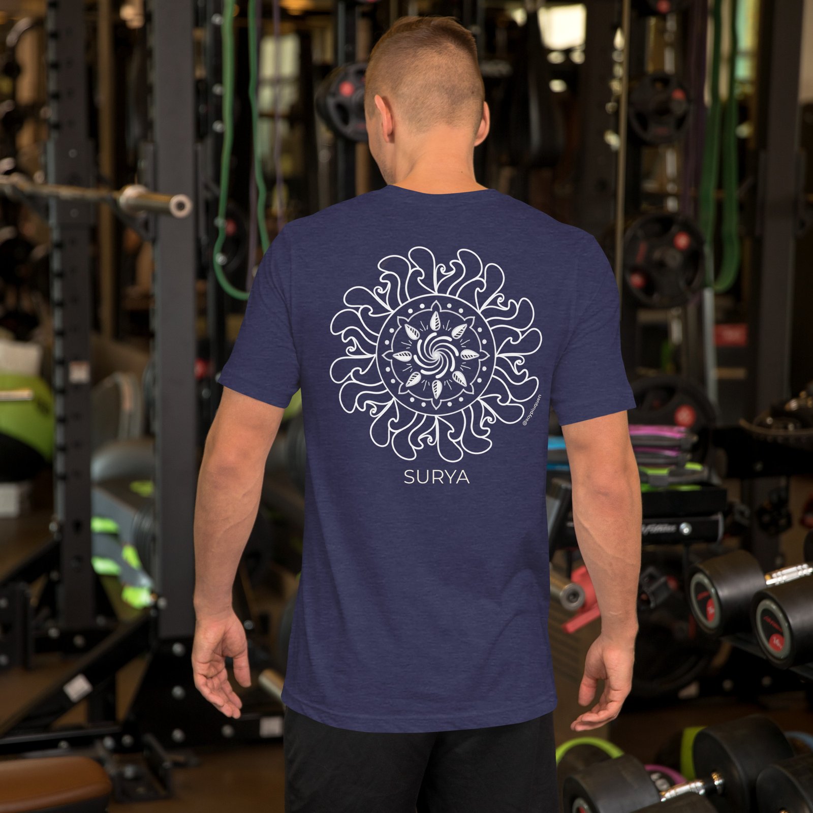 Surya - Camiseta con Mandala Blanco - Imagen 4