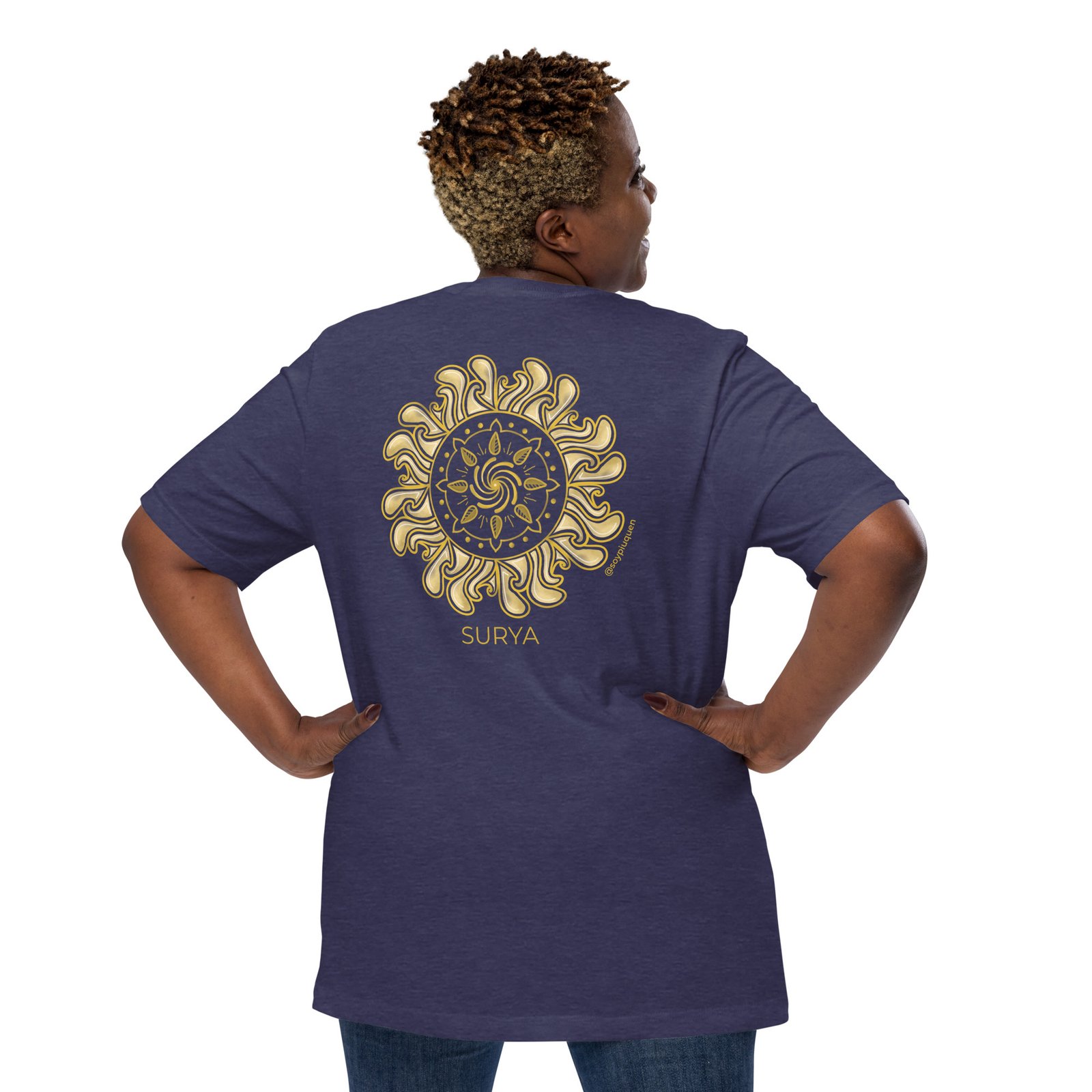 SURYA - Camiseta con Mandala a color